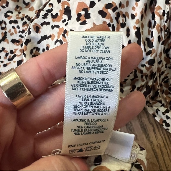 cloth & stone anthropology: Cream, Light Brown, Black Button Down Collared Top - Picture 9 of 10